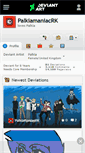 Mobile Screenshot of palkiamaniacrk.deviantart.com