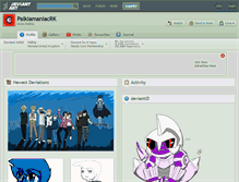 Tablet Screenshot of palkiamaniacrk.deviantart.com