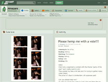 Tablet Screenshot of mmazare.deviantart.com