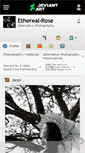 Mobile Screenshot of ethereal-rose.deviantart.com