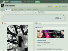 Tablet Screenshot of ethereal-rose.deviantart.com