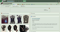 Desktop Screenshot of deviantchainmaille.deviantart.com