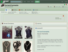 Tablet Screenshot of deviantchainmaille.deviantart.com