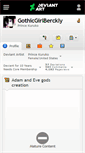 Mobile Screenshot of gothicgirlberckly.deviantart.com