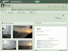 Tablet Screenshot of dnt-art.deviantart.com