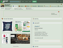 Tablet Screenshot of draxter7.deviantart.com