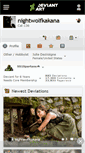 Mobile Screenshot of nightwolfkakana.deviantart.com