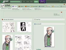 Tablet Screenshot of lyrikast.deviantart.com