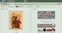 Desktop Screenshot of celesse.deviantart.com