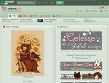 Tablet Screenshot of celesse.deviantart.com