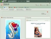Tablet Screenshot of emma-jen.deviantart.com