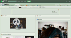 Desktop Screenshot of crazifish.deviantart.com