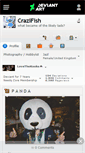 Mobile Screenshot of crazifish.deviantart.com