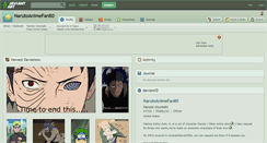 Desktop Screenshot of narutoanimefan80.deviantart.com