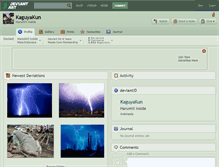Tablet Screenshot of kaguyakun.deviantart.com