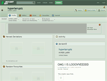 Tablet Screenshot of hyperlarryplz.deviantart.com