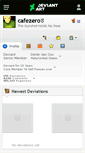 Mobile Screenshot of cafezero.deviantart.com