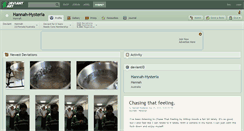 Desktop Screenshot of hannah-hysteria.deviantart.com