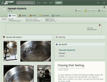 Tablet Screenshot of hannah-hysteria.deviantart.com
