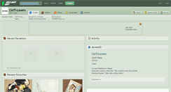 Desktop Screenshot of cloti-lovers.deviantart.com