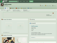 Tablet Screenshot of cloti-lovers.deviantart.com