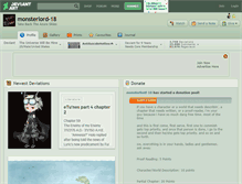 Tablet Screenshot of monsterlord-18.deviantart.com