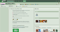 Desktop Screenshot of mass-effect-ladies.deviantart.com