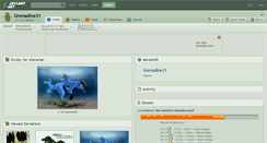 Desktop Screenshot of grenadine31.deviantart.com