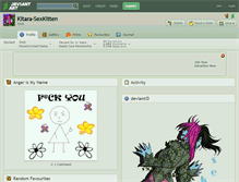 Tablet Screenshot of kitara-sexkitten.deviantart.com