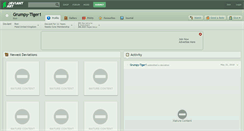 Desktop Screenshot of grumpy-tiger1.deviantart.com