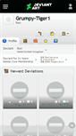 Mobile Screenshot of grumpy-tiger1.deviantart.com