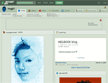 Tablet Screenshot of mygirl.deviantart.com