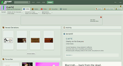 Desktop Screenshot of c-a-f-e.deviantart.com