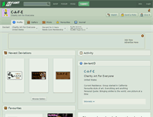 Tablet Screenshot of c-a-f-e.deviantart.com