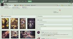 Desktop Screenshot of liltic.deviantart.com