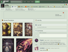 Tablet Screenshot of liltic.deviantart.com