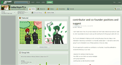 Desktop Screenshot of aoba-koyo-fc.deviantart.com