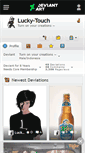 Mobile Screenshot of lucky-touch.deviantart.com