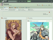 Tablet Screenshot of emorenji.deviantart.com