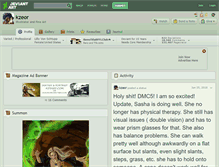 Tablet Screenshot of kzeor.deviantart.com