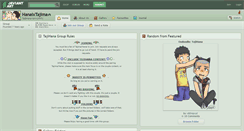 Desktop Screenshot of hanaixtajima.deviantart.com