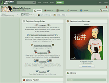 Tablet Screenshot of hanaixtajima.deviantart.com