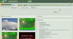 Desktop Screenshot of metametroid.deviantart.com