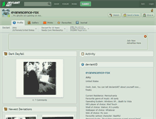 Tablet Screenshot of evanescence-rox.deviantart.com