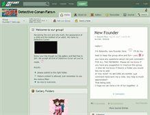 Tablet Screenshot of detective-conan-fans.deviantart.com