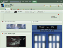 Tablet Screenshot of duamdrallibor.deviantart.com