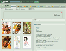 Tablet Screenshot of neiseo.deviantart.com