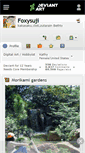 Mobile Screenshot of foxysuji.deviantart.com