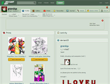 Tablet Screenshot of grandqa.deviantart.com