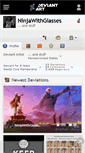 Mobile Screenshot of ninjawithglasses.deviantart.com